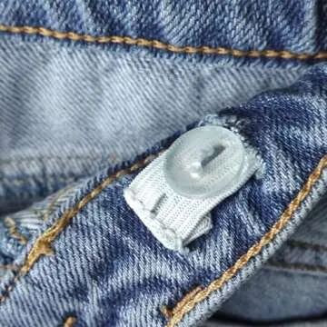 KIDSCOOL SPACE Little Girls Jeans, 12M-14T Wide-Leg Palazzo Denim Pants,Light Blue,4-5 Years