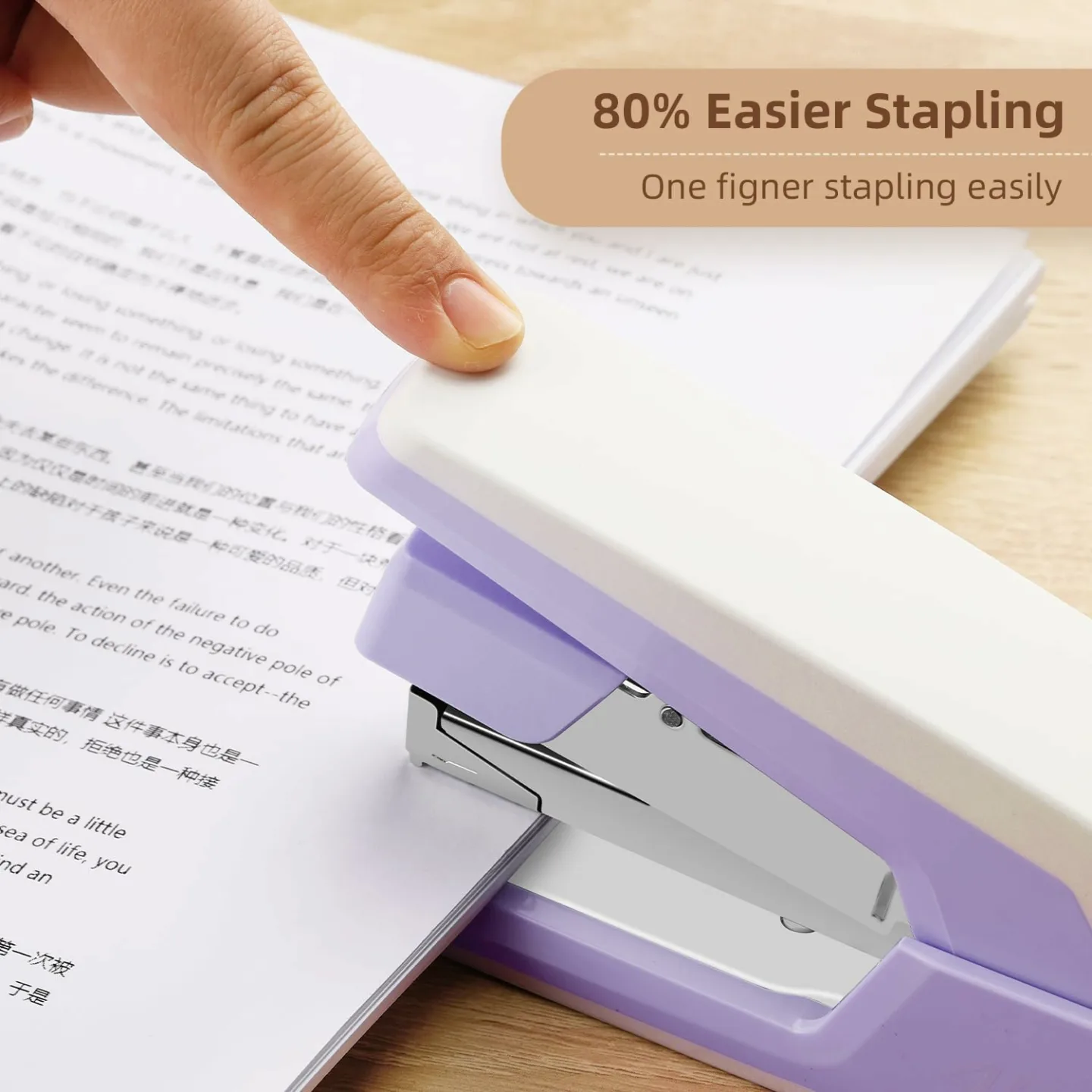Deli Desktop Stapler - Heavy Duty & Effortless
