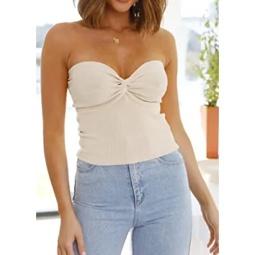 EFAN Women's Twist Knot Crop Top - Stylish Summer Must-Have