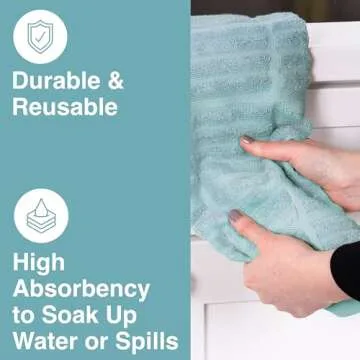 All-Clad Solid Kitchen Towel - Highly Absorbent 100% Cotton