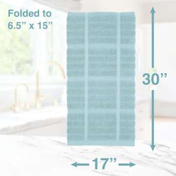 All-Clad Solid Kitchen Towel - Highly Absorbent 100% Cotton