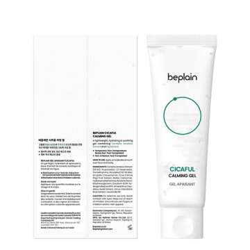 beplain Cicaful Calming Gel | Daily Moisturizer Face Gel Cream with Centella Asiatica Extract for All Skin Types| After Tanning Moisturizer to Sooth and Hydrate |Fragrance Free | Korean Skincare| 80ml