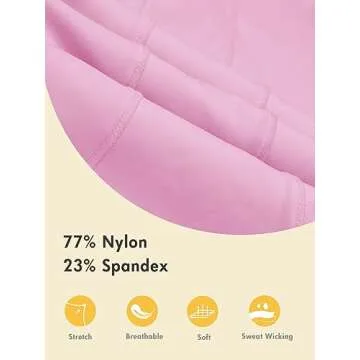 Rigolla Athletic Dress for Women with Pocket Workout Outfits U Back Tennis Skirts Pink M