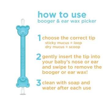 Oogiebear Baby Nose Cleaner & Ear Wax Remover Tool