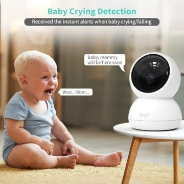 Alaga 3K Security Camera with 360° Pan and AI Motion Detection