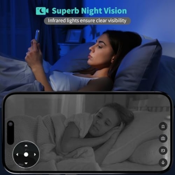 Alaga 3K Security Camera with 360° Pan and AI Motion Detection