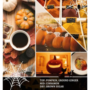 Pumpkin Spice LED Halloween Candle - 40+ Hour Burn