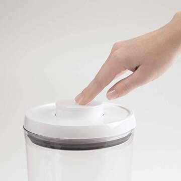 OXO 6-Piece Pop Round Canister Set, White