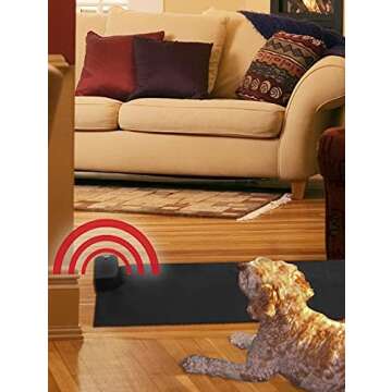 Train Pets with Pet Parade Stay Off! Mat - Sonic Repellent