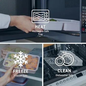 Bentgo 20-Piece 3-Compartment Meal Prep Set - BPA-Free