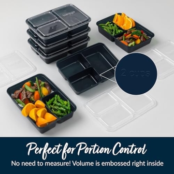 Bentgo 20-Piece 3-Compartment Meal Prep Set - BPA-Free