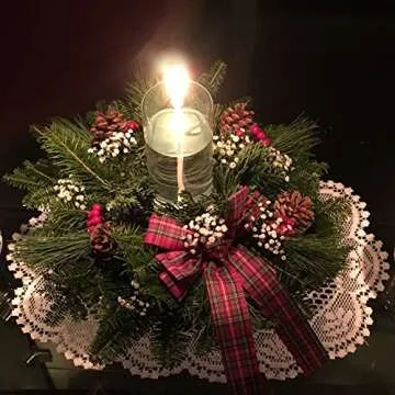 Firefly Refillable Glass Unscented Pillar Candle Gift Set - Elegant, Long-Lasting, and Planet-Friendly - Includes 3 Oil Candles