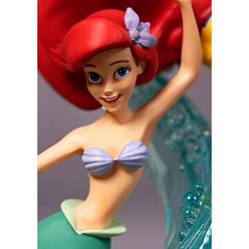 Enesco Grand Jester Studios Disney's The Little Mermaid Ariel 30th Anniversary Figurine, 8.89 Inch, Multicolor