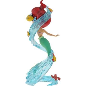 Enesco Grand Jester Studios Disney's The Little Mermaid Ariel 30th Anniversary Figurine, 8.89 Inch, Multicolor