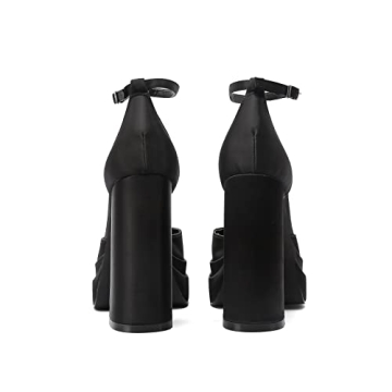 Amiuwen Women Platform Pump Sandals for Stylish Elegance