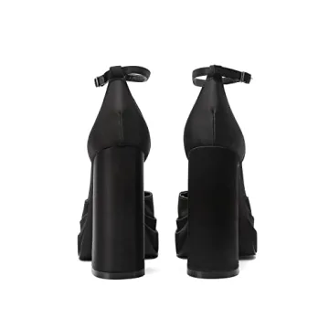 Amiuwen Women Platform Pump Sandals for Stylish Elegance