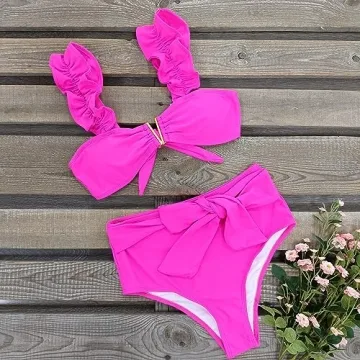 Stylish SPORLIKE High Waisted Bikini for Confident Women