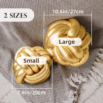 TESICA Soft Knot Ball Pillow Ideal for Home Decor