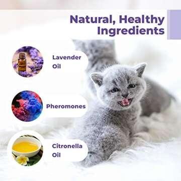 PETPLUS Cat Calming Collar for Stress Relief and Comfort