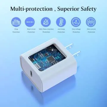 USB C Charger for iPhone 14 13 12 11 Charger, 2Pack USB C Fast Charger Plug Power Adapter with 6FT Type C to L.ightning Cable for iPhone 14/13/12/11 Pro/Pro Max/XS Max/XS/XR/X/SE/8 and More