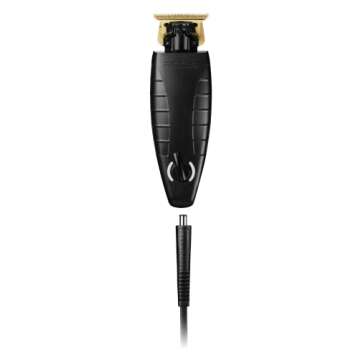 Andis 74100 GTX-EXO Professional Cord/Cordless Lithium-ion Electric Beard & Hair Trimmer with Charging Stand, Black