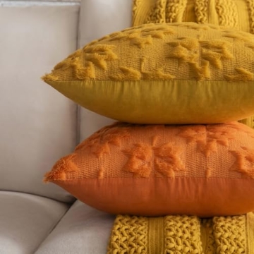 COSIBONO Fall Throw Pillow Covers - Autumn Charm