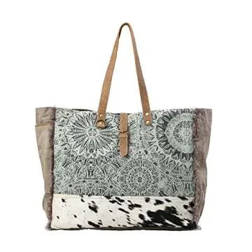 Myra Bag Canvas Bag - Stylish Multi-Colored Tote Perfect for Any Occasion
