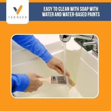 Vermeer 6-Pack Angle Paint Brushes for Professional Smooth Finish