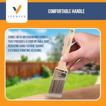 Vermeer 6-Pack Angle Paint Brushes for Professional Smooth Finish