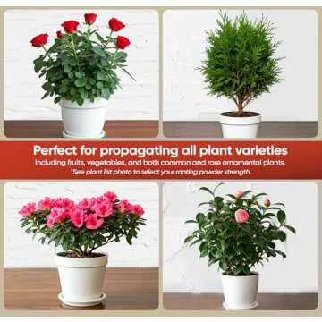 Hormex Rooting Powder #3 - Rapid Root Starter for Common Softwood Plant Cuttings | Stronger Roots for Thriving Plants (IBA)