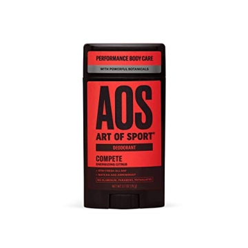 Aluminum-Free Citrus Deodorant for Athletes Natural Freshness