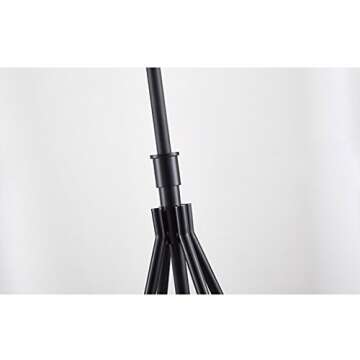 Floor Lamps Vertical Lamps Light Modern Fabric Lamp Shade Floor Lamp, Height Adjustable Standing Lamp for Living Room Bedroom Cafe Study Standing Lamps Lights Lighting (Color : Linen)