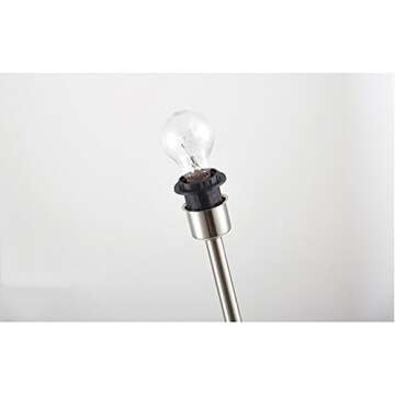 Floor Lamps Vertical Lamps Light Modern Fabric Lamp Shade Floor Lamp, Height Adjustable Standing Lamp for Living Room Bedroom Cafe Study Standing Lamps Lights Lighting (Color : Linen)