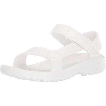 Teva Women's Hurricane Drift Sandal, White, 7