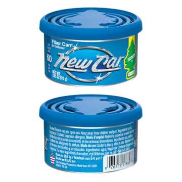 Long-Lasting LITTLE TREES Car Air Freshener Fiber Can