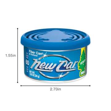 Long-Lasting LITTLE TREES Car Air Freshener Fiber Can