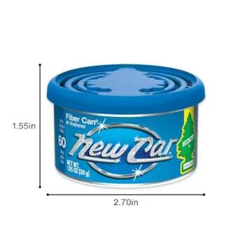 Long-Lasting LITTLE TREES Car Air Freshener Fiber Can