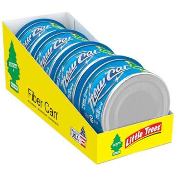 Long-Lasting LITTLE TREES Car Air Freshener Fiber Can