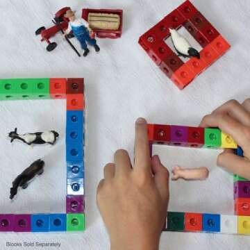 Safari Ltd. Country Farm TOOB - Figurines of Cow, Farmer, German Shepherd, Shire Horse, Rooster, Trailer, Tractor, Pig, Hay Bale, Ewe, Barn - Educational Toy Figures For Boys, Girls & Kids Ages 3+