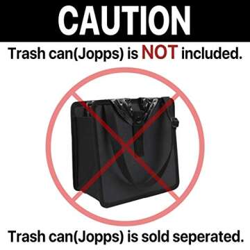 KMMOTORS Plastic bags for Car Trash Can, car garbage bags, car trash bags, trash bags for automotive (Jopps Medium & Aladdin Small)
