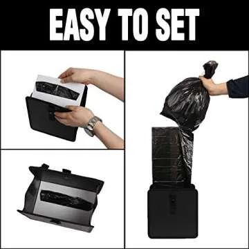 KMMOTORS Plastic bags for Car Trash Can, car garbage bags, car trash bags, trash bags for automotive (Jopps Medium & Aladdin Small)