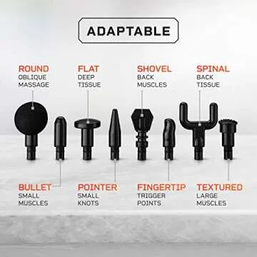 LifePro Sonic Pro Massage Gun - Powerful & Quiet Recovery Tool