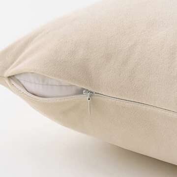 MIULEE Pack of 4 Velvet Throw Pillow Covers - Soft, Luxurious, and Stylish