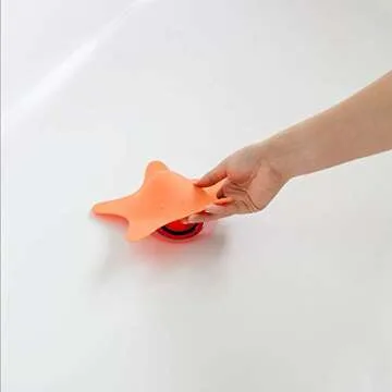 Boon Star Toddler Bathtub and Sink Drain Cover - Starfish Shaped Toddler Bathtub and Sink Drain Cove...