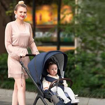 Toy Safety Straps, Food Grade Silicone Pacifier Clips Sippy Cup Strap Stretchable Adjustable for Strollers, High Chair, Cribs, Hanging Baskets, 2 Pack (Sand+Light Grey)