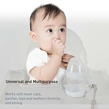 Toy Safety Straps for Baby - Adjustable Silicone Clips