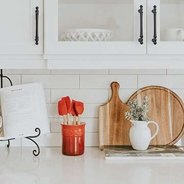 Asidrama 6 Pack 5 Inch(128mm) Matte Black Kitchen Cabinet Handles, Cabinet Pulls Kitchen Cabinet Hardware for Cupboard Drawer Pulls Dresser Handles