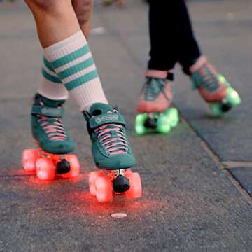 Bont Glow Light Up LED Roller Skate Wheels - Recreational Fun