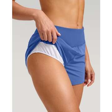 G Gradual Women's Running Shorts with Mesh Liner