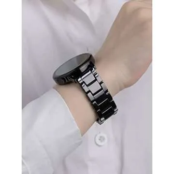 Elegant Nice Pies Ceramic Watch Band with Quick Release Pins